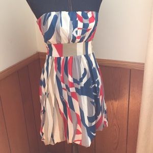 SOLD ::::: Strapless summer dress